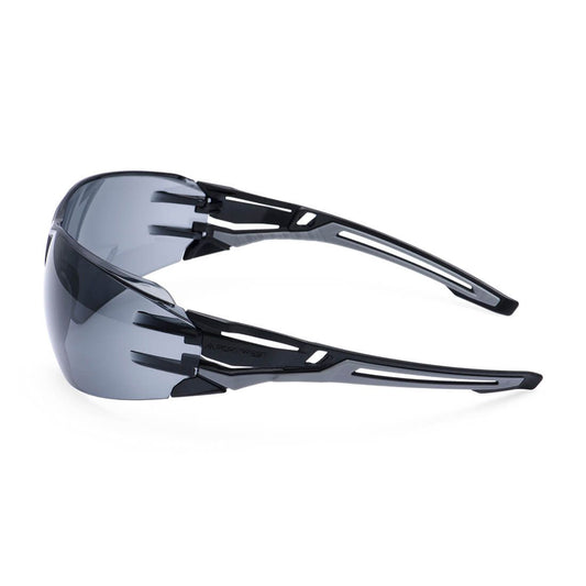 Portwest Oogbescherming Veiligheidsbril PR01 antraciet Wraparound rookgrijs(SK)