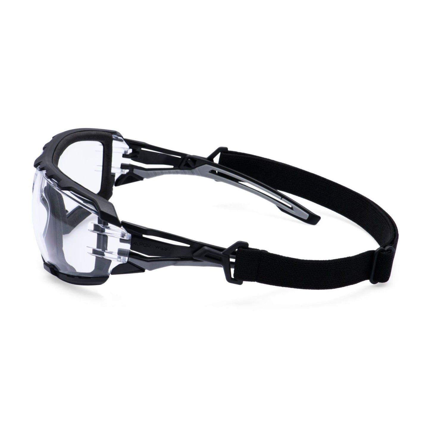 Portwest Oogbescherming Veiligheidsbril PR02 Antraciet Wraparound Plus blank(CL)