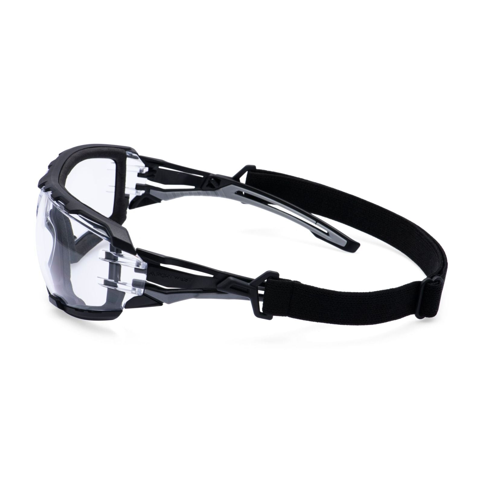 Portwest Oogbescherming Veiligheidsbril PR02 Antraciet Wraparound Plus blank(CL)