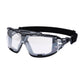 Portwest Oogbescherming Veiligheidsbril PR02 Antraciet Wraparound Plus spiegel(MI)
