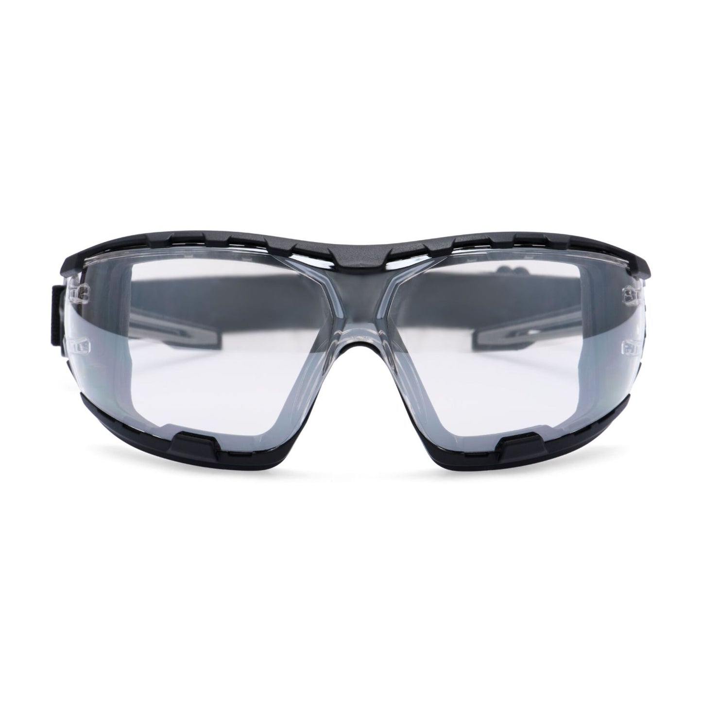 Portwest Oogbescherming Veiligheidsbril PR02 Antraciet Wraparound Plus spiegel(MI)