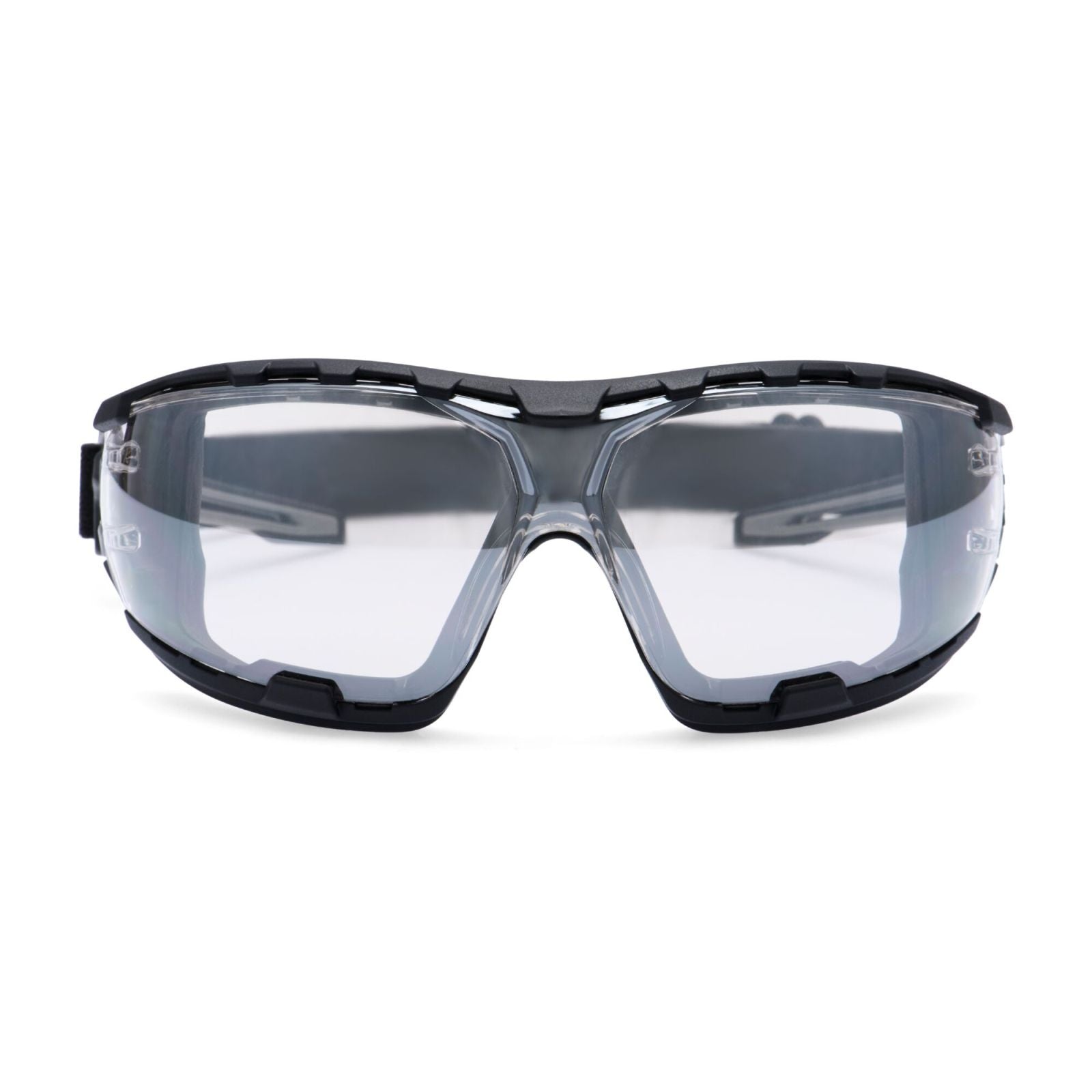 Portwest Oogbescherming Veiligheidsbril PR02 Antraciet Wraparound Plus spiegel(MI)