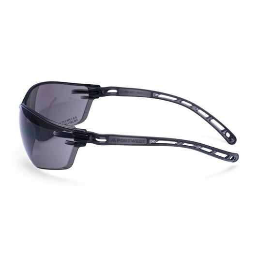 Portwest Veiligheidsbril PR12 Air Safety rookgrijs(SK)