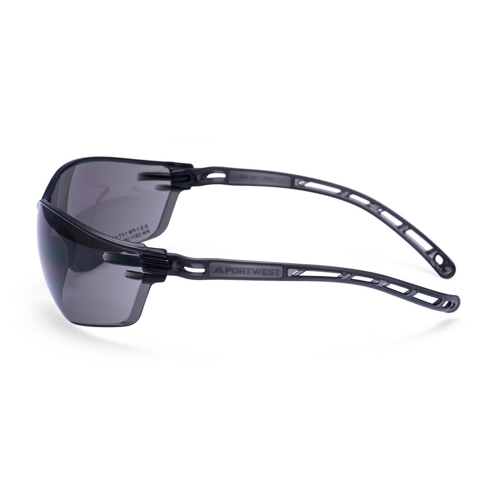 Portwest Veiligheidsbril PR12 Air Safety rookgrijs(SK)