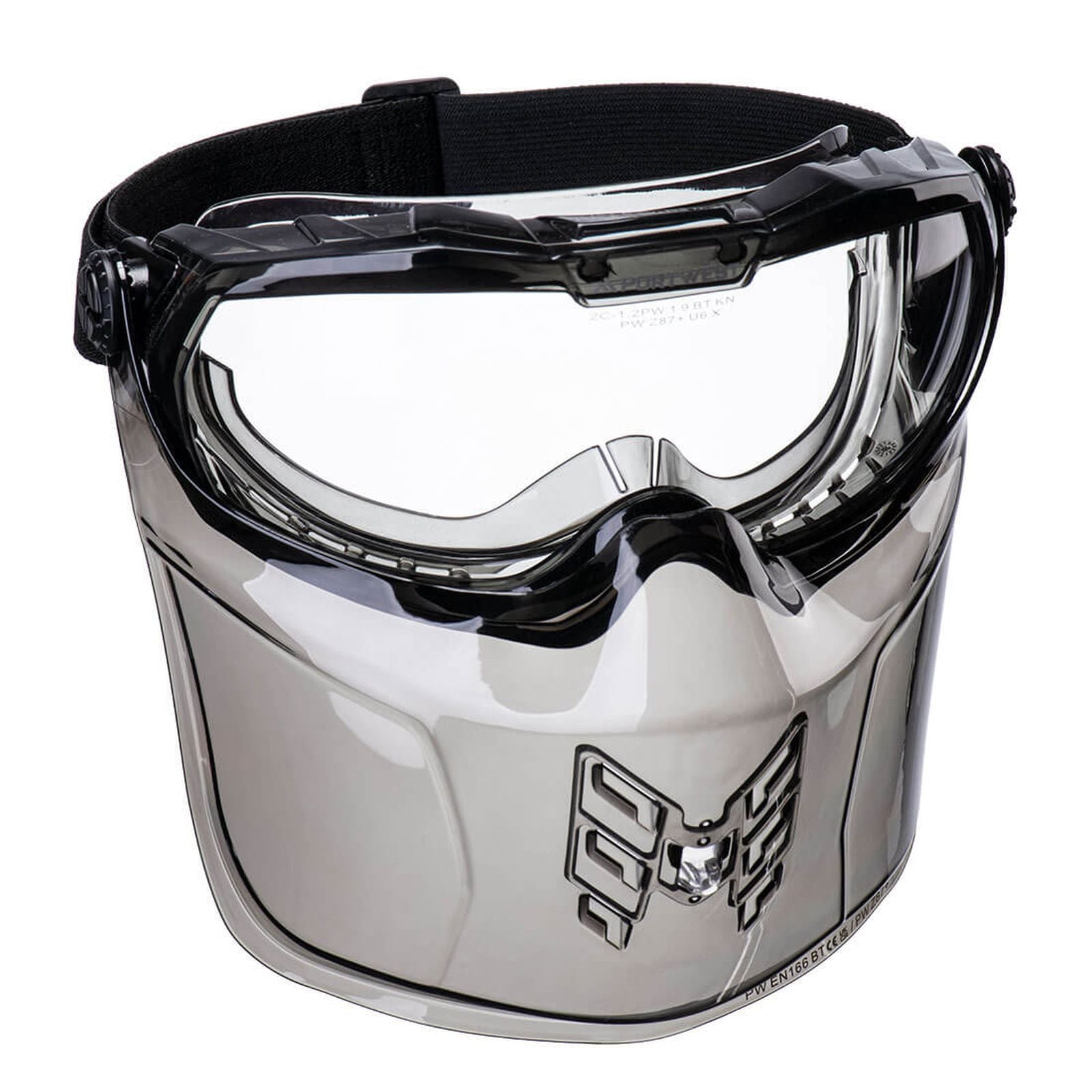 Portwest PBMs Oogbescherming Veiligheidsbril PS22 Ultraveilig kinbescherming gezichtsbescherming blank(CL)