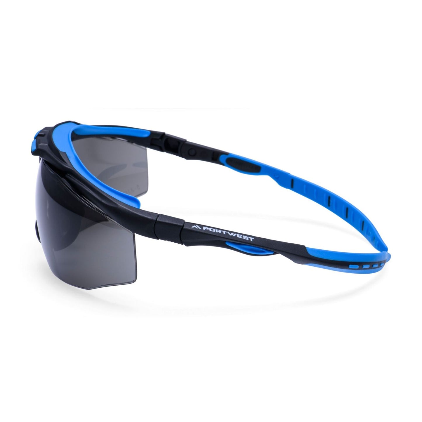 Portwest PBMs Oogbescherming Veiligheidsbril PS23 Peak KN donkergrijs(SK)