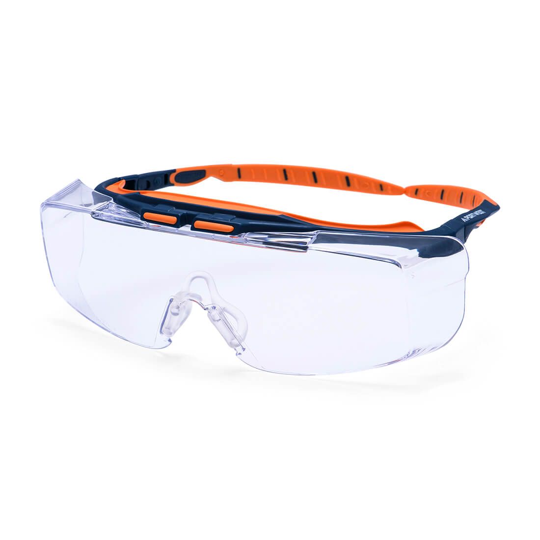 Portwest PBMs Oogbescherming Veiligheidsbril PS24 Peak OTG helder(CL)