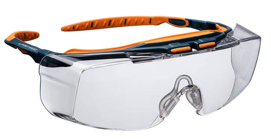 Portwest PBMs Oogbescherming Veiligheidsbril PS24 Peak OTG helder(CL)