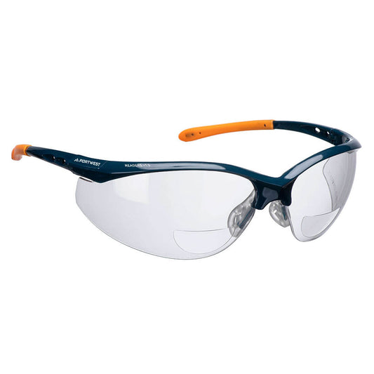 Portwest Safety Readers Veiligheidsbril PS25 3 dioptrieën +1,5 +2,0 +2,5 helder(CL)