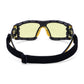 Portwest Oogbescherming PBMs Veiligheidsbril PS28 Tech Look Lite KN ambergeel(AM)