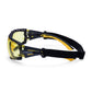 Portwest Oogbescherming PBMs Veiligheidsbril PS28 Tech Look Lite KN ambergeel(AM)