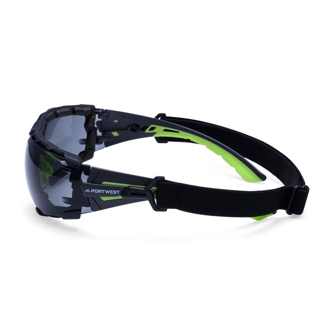 Portwest Oogbescherming PBMs Veiligheidsbril PS28 Tech Look Lite KN donkergrijs(SK)