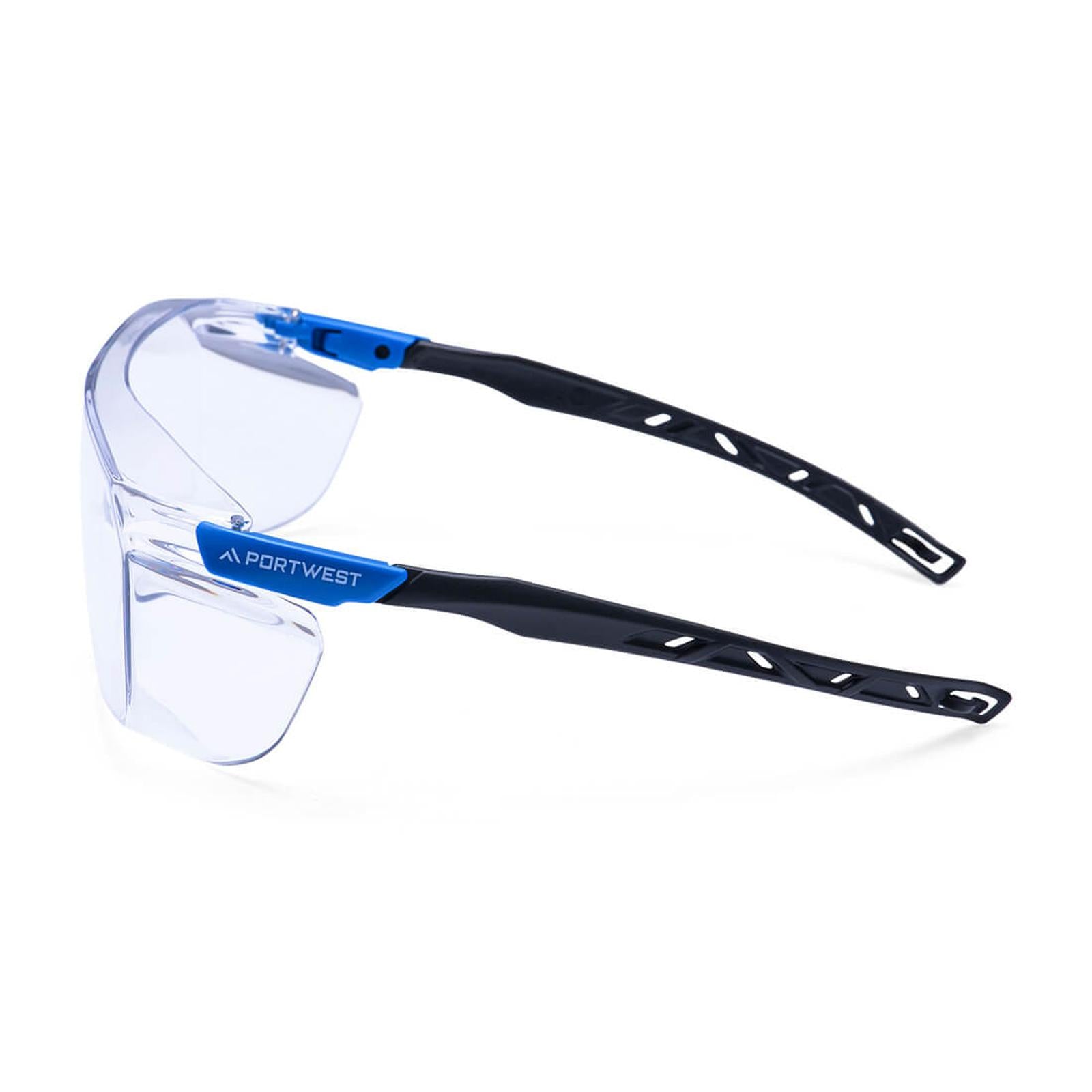 Portwest Oogbescherming PBMs Veiligheidsbril PS31 Top OTG blank(CL)