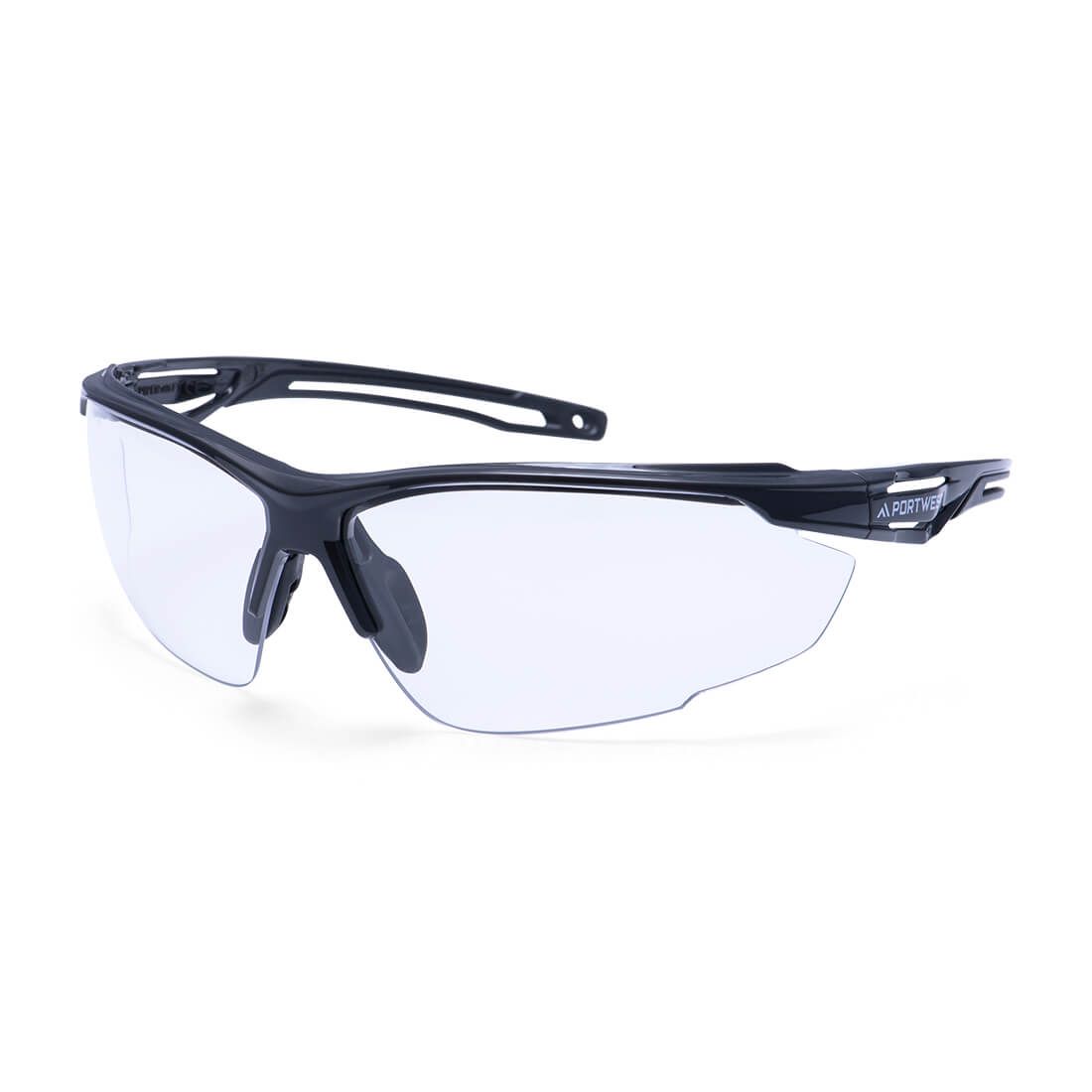 Portwest Oogbescherming PBMs Veiligheidsbril PS36 Antraciet blank(CL)