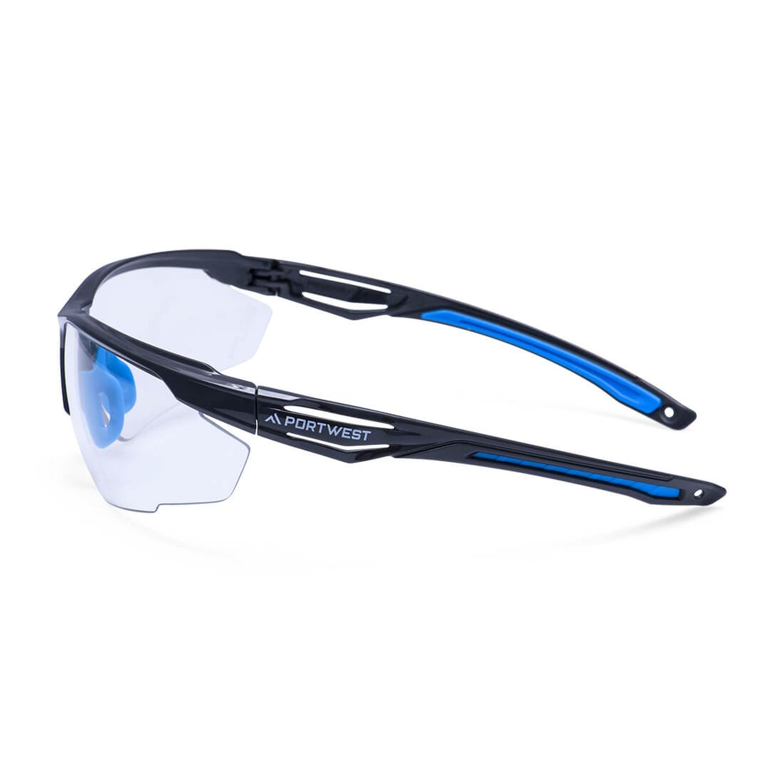 Portwest Oogbescherming PBMs Veiligheidsbril PS37 Antraciet KN blank(CL)