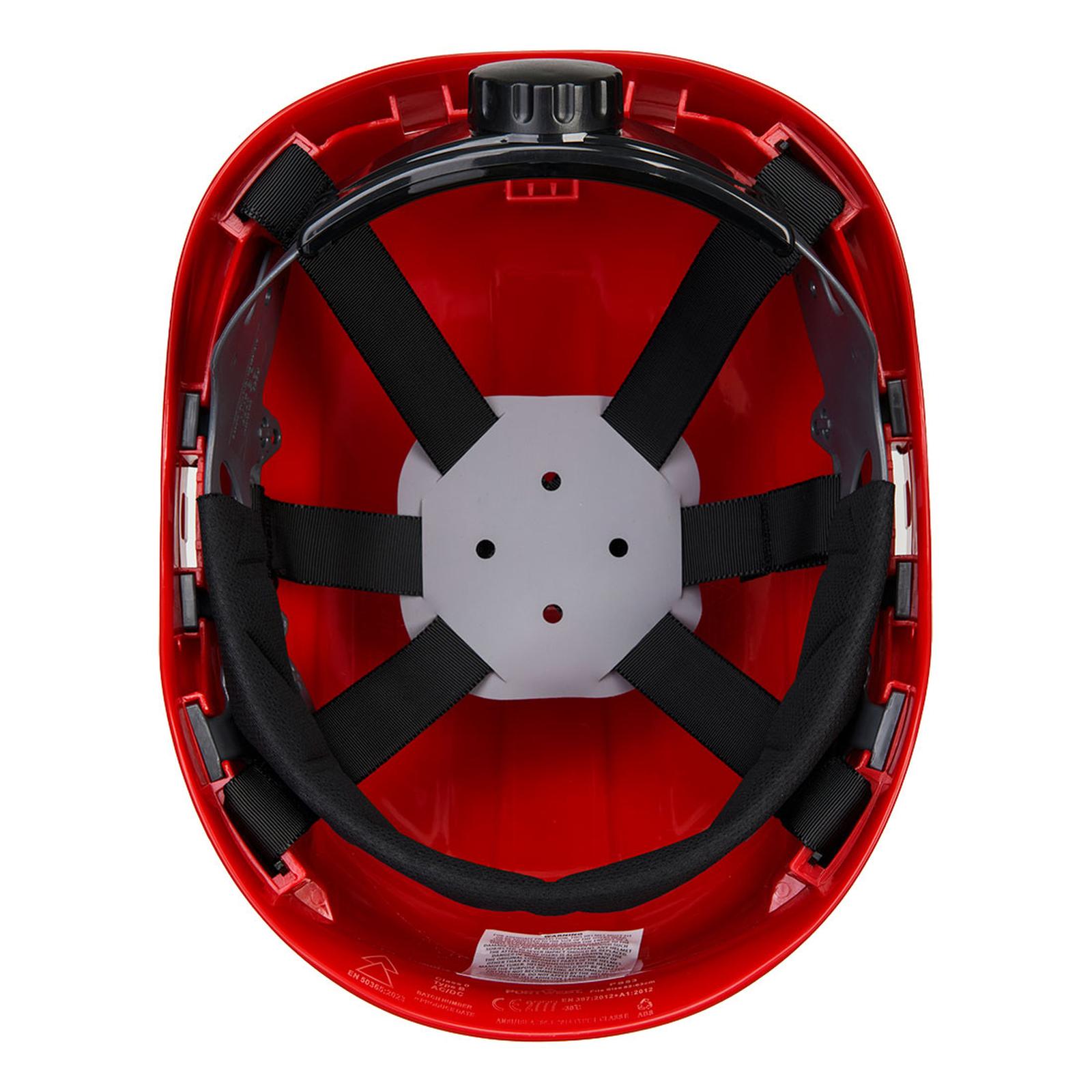 Portwest Hoofdbescherming Hoofdbescherming Helm PS53 Hoogte Endurance rood(RE)