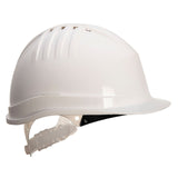 Portwest PBMs Hoofdbescherming Veiligheidshelm PS60 Expertline  draaiknop wit(WH)