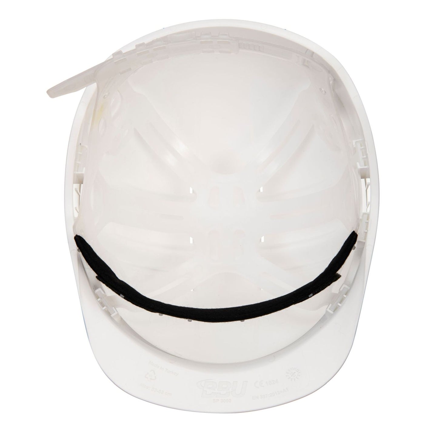 Portwest PBMs Hoofdbescherming Veiligheidshelm PS60 Expertline  draaiknop wit(WH)