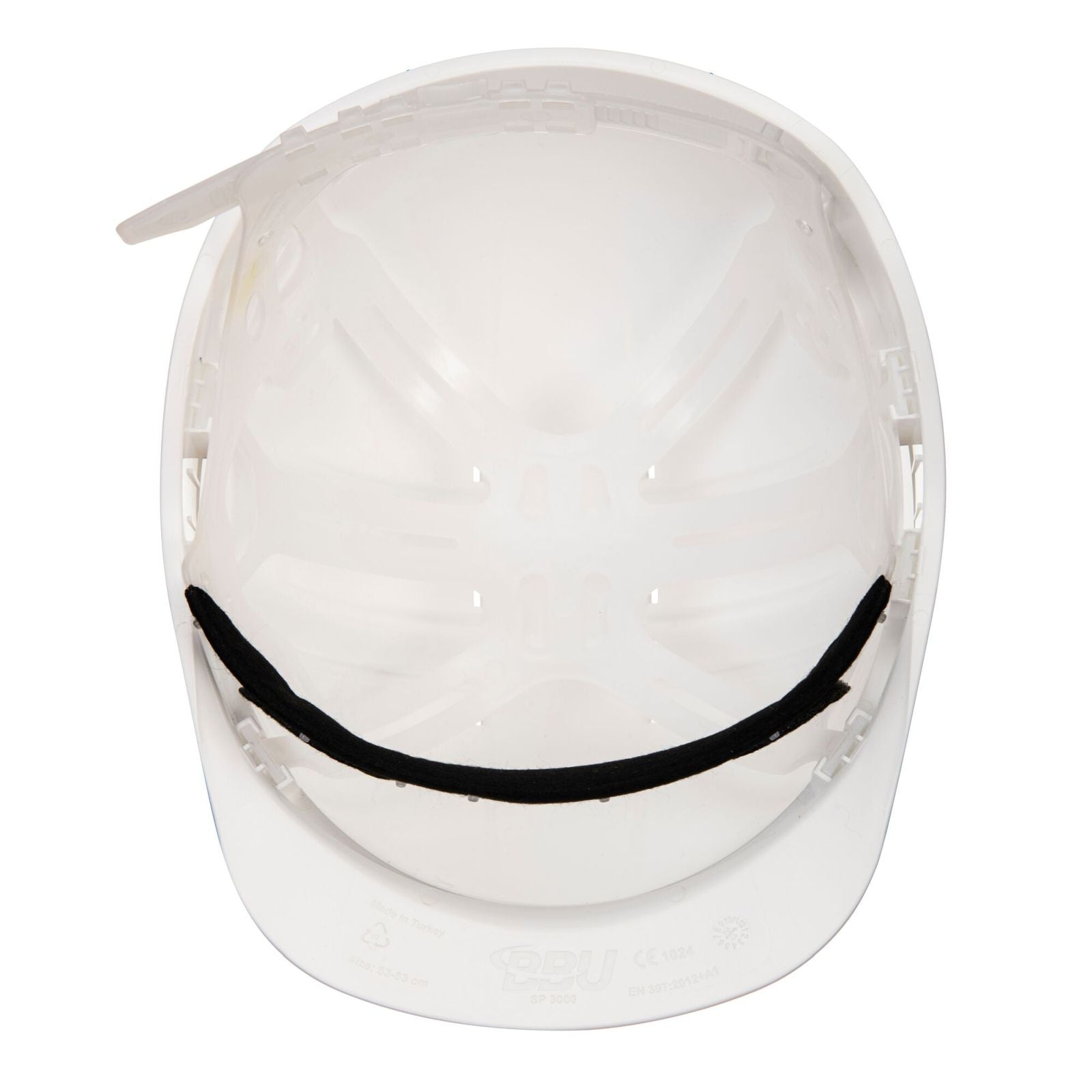 Portwest PBMs Hoofdbescherming Veiligheidshelm PS60 Expertline  draaiknop wit(WH)