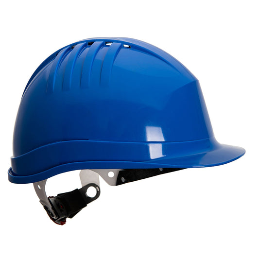 Portwest PBMs Hoofdbescherming Veiligheidshelm PS62 Expertline  draaiknop koningsblauw(RB)