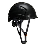 Portwest Hoofdbescherming Hoofdbescherming Helm PS63 Hoogte Endurance ventilatie zwart(BK)