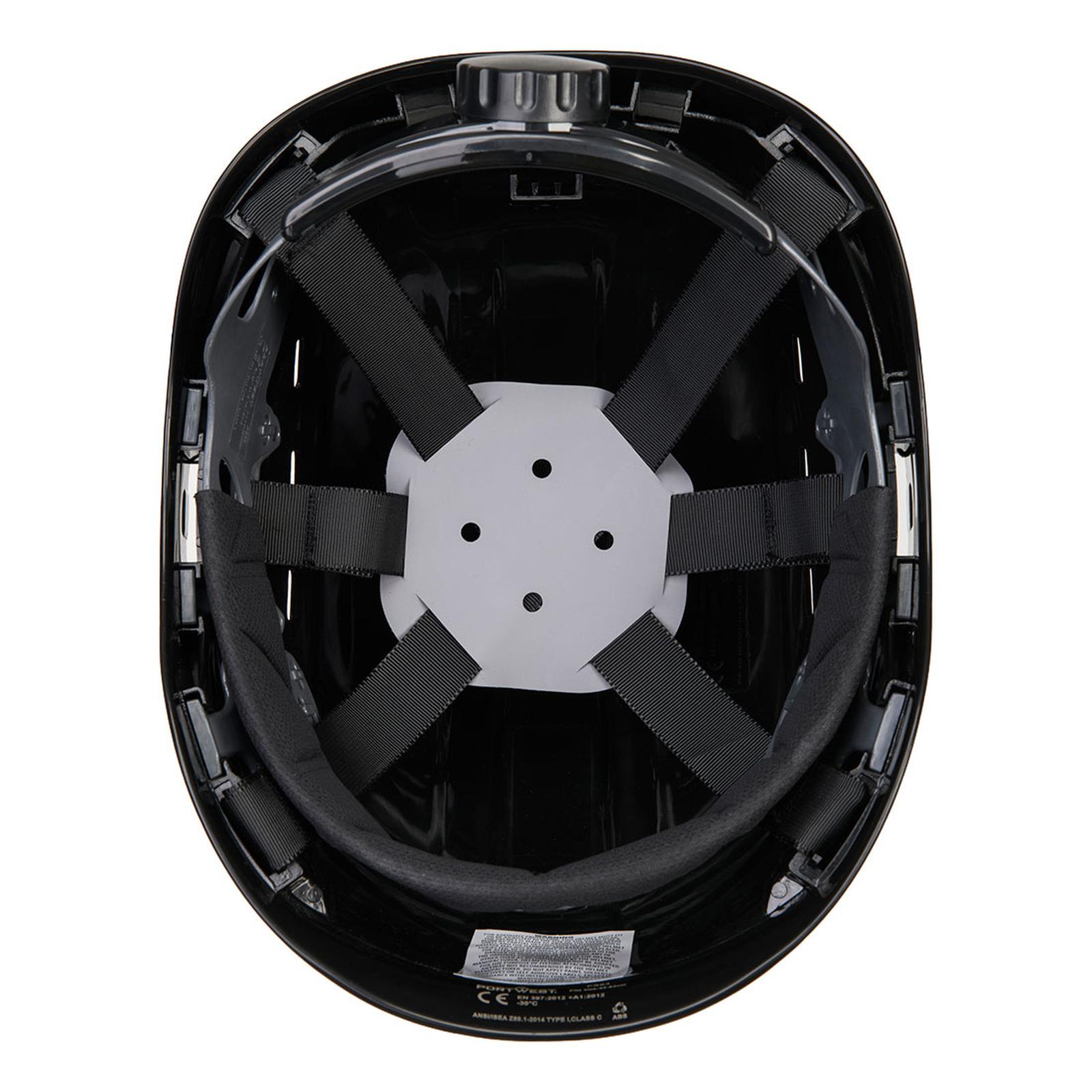 Portwest Hoofdbescherming Hoofdbescherming Helm PS63 Hoogte Endurance ventilatie zwart(BK)
