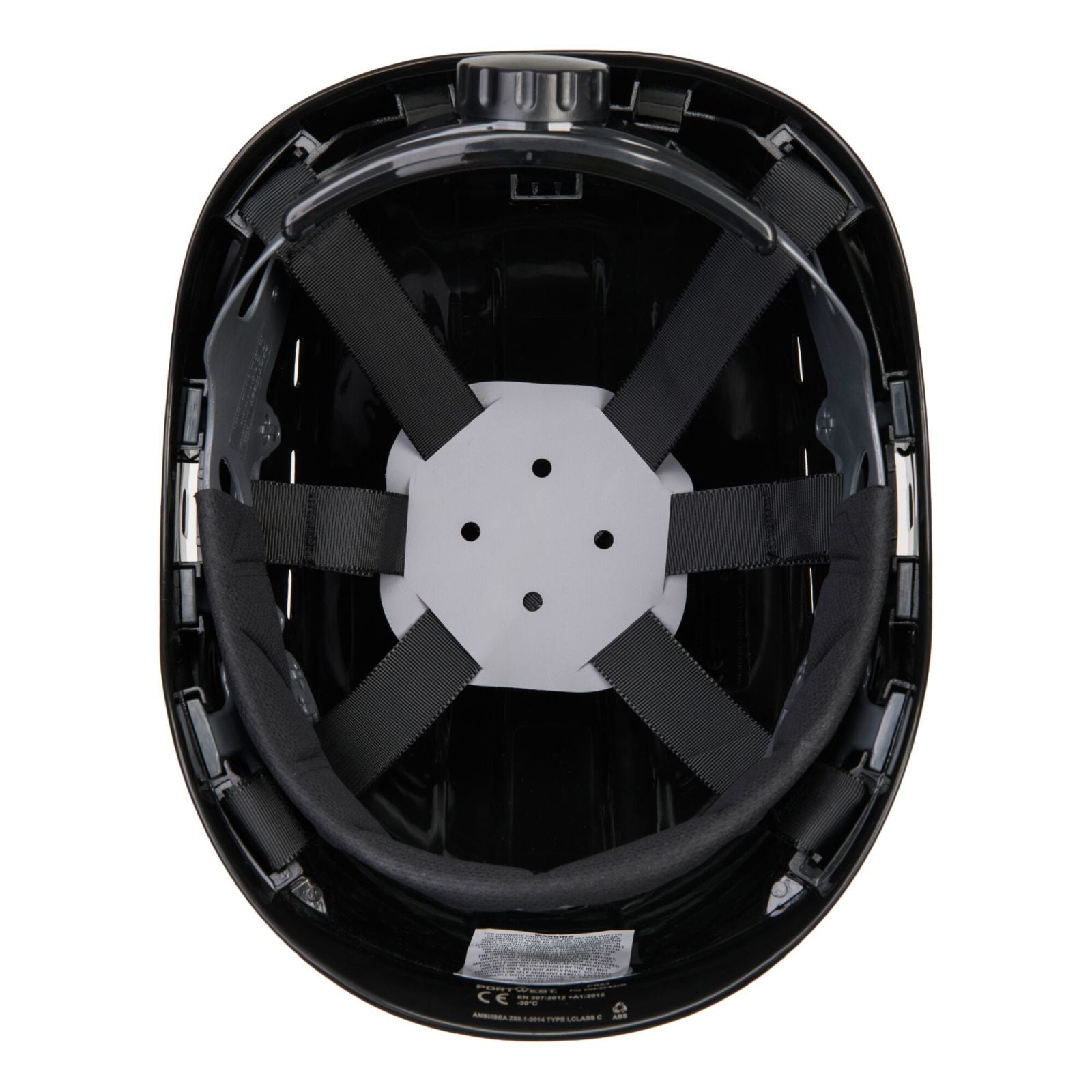 Portwest Hoofdbescherming Hoofdbescherming Helm PS63 Hoogte Endurance ventilatie zwart(BK)