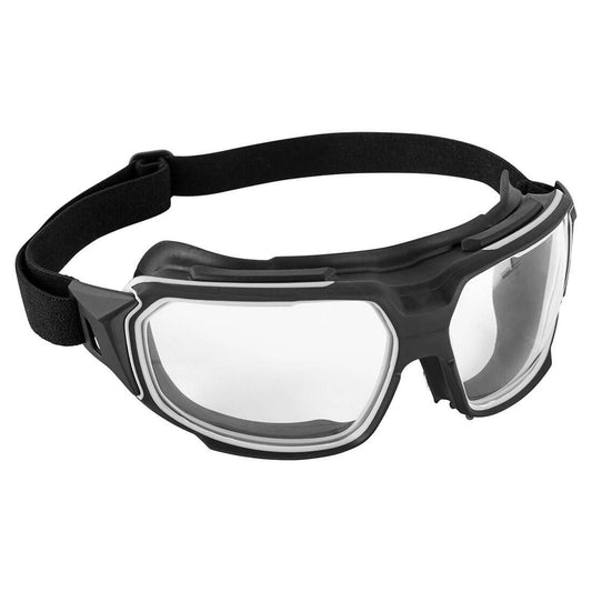 Portwest Oogbescherming PBMs Veiligheidsbril PS64 opvouwbaar blank(CL)