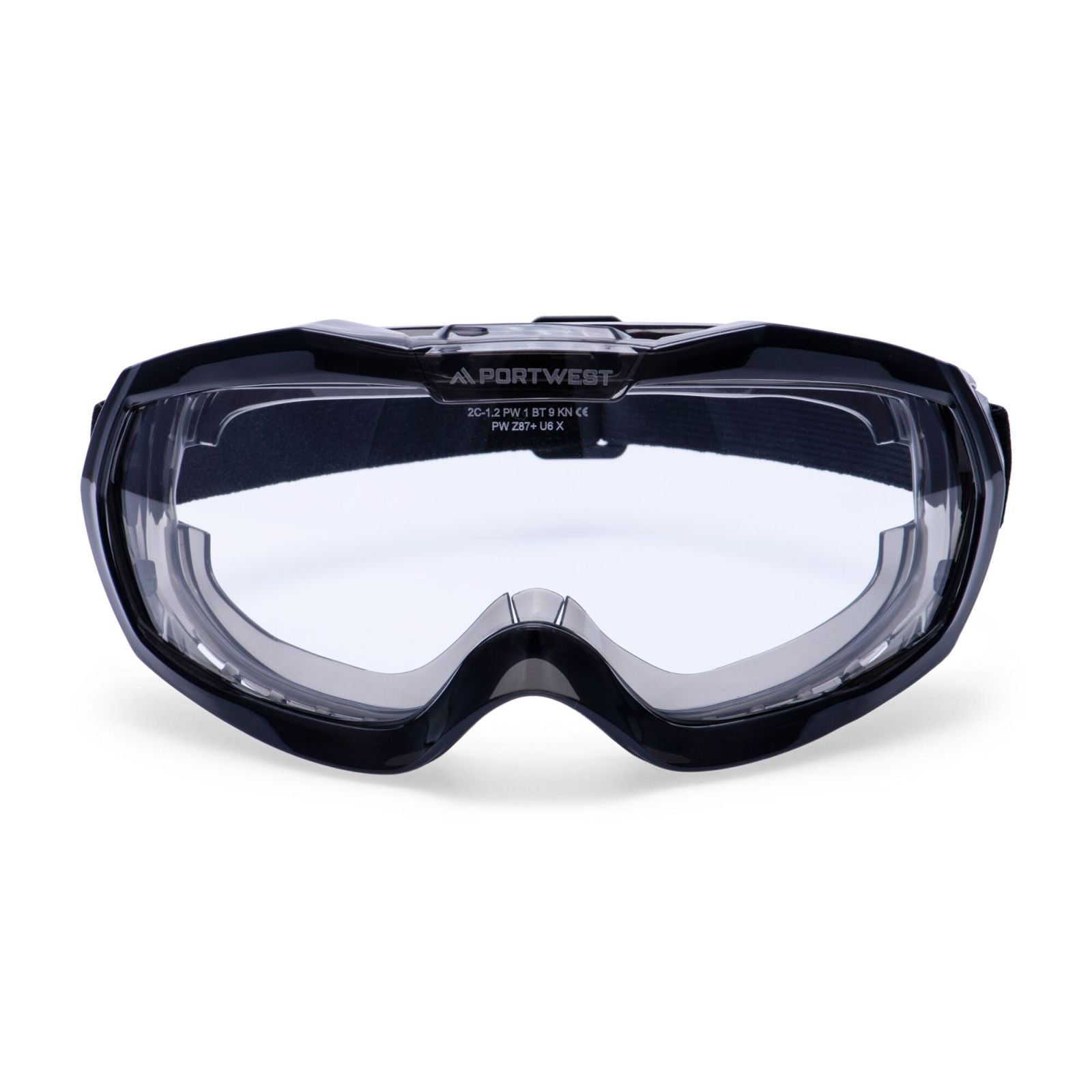 Portwest Oogbescherming PBMs Veiligheidsbril PS66 Ultra Safe Light Geventileerde blank(CL)