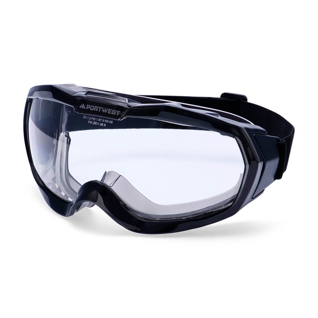 Portwest Oogbescherming PBMs Veiligheidsbril PS66 Ultra Safe Light Geventileerde blank(CL)