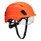 Portwest PBM's Hoofdbescherming Vizierhelm PS80 Geïntegreerd oranje(OR)