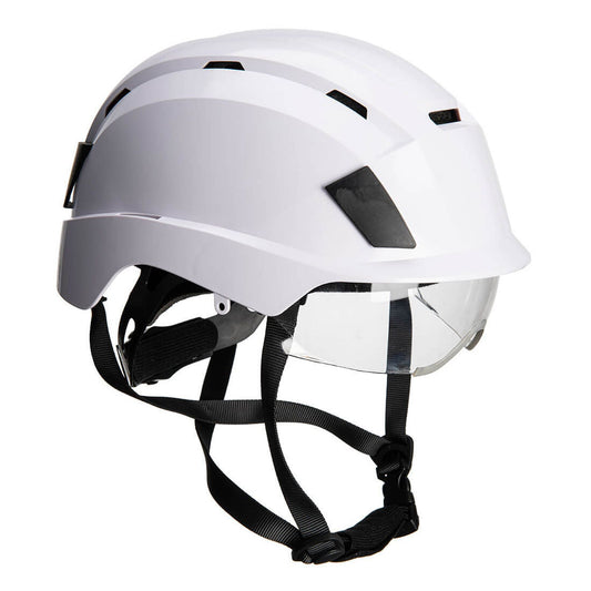 Portwest PBMs Helm PS80 geïntegreerd vizier wit(WH)