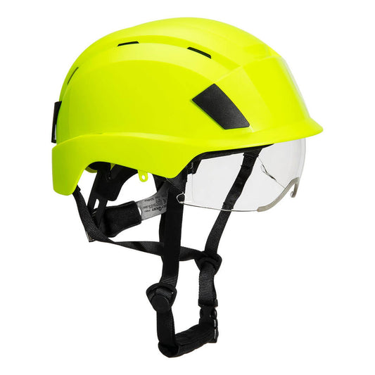 Portwest PBM's Hoofdbescherming Vizierhelm PS80 Geïntegreerd geel(YE)