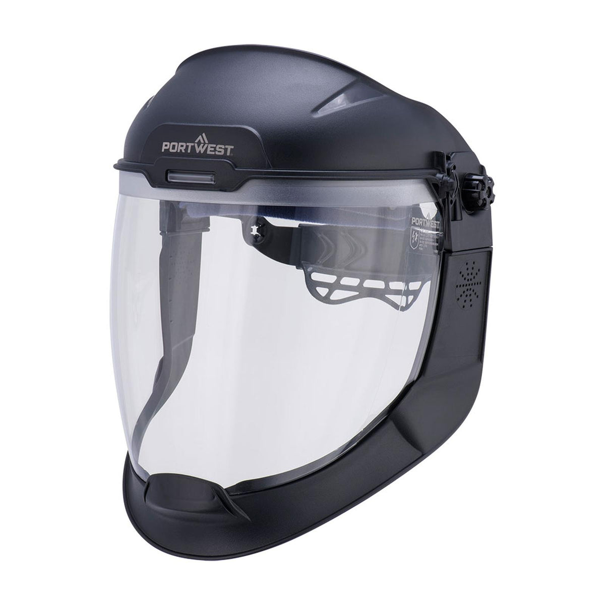 Portwest Hoofdbescherming Kits Oogbescherming Voorhoofdbeschermer PS98 Viezier Hoofd-Oog-Oorbescherming blank(CL)