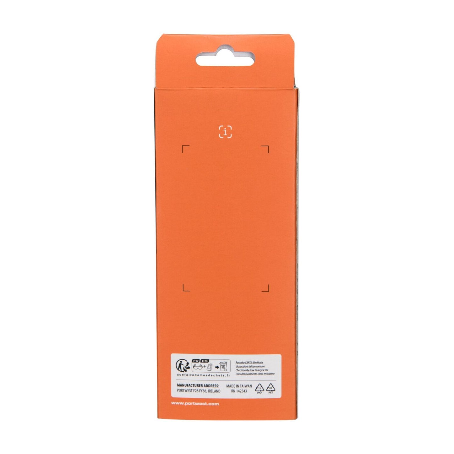 Portwest Veiligheidsbril PT01 Sporty Shield blauw gespiegeld(BM)