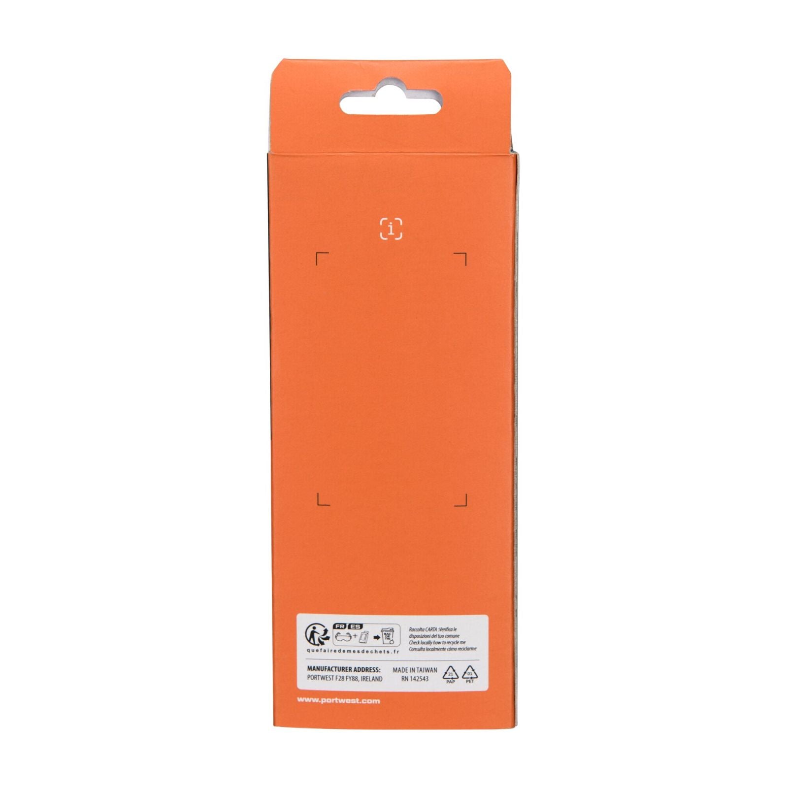 Portwest Veiligheidsbril PT01 Sporty Shield blauw gespiegeld(BM)