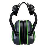 Portwest Gehoorbeschemers Oorbeschermers PW03 HV Extreme laag clip-on grijs-groen(GG)