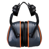 Portwest Gehoorbescherming Oorbeschermers PW05 HV Extreme laag clip-on grijs-oranje(GO)
