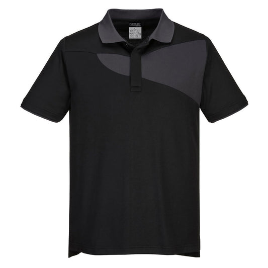 Portwest Shirts PW210 zwart-zoomgrijs(BZ)