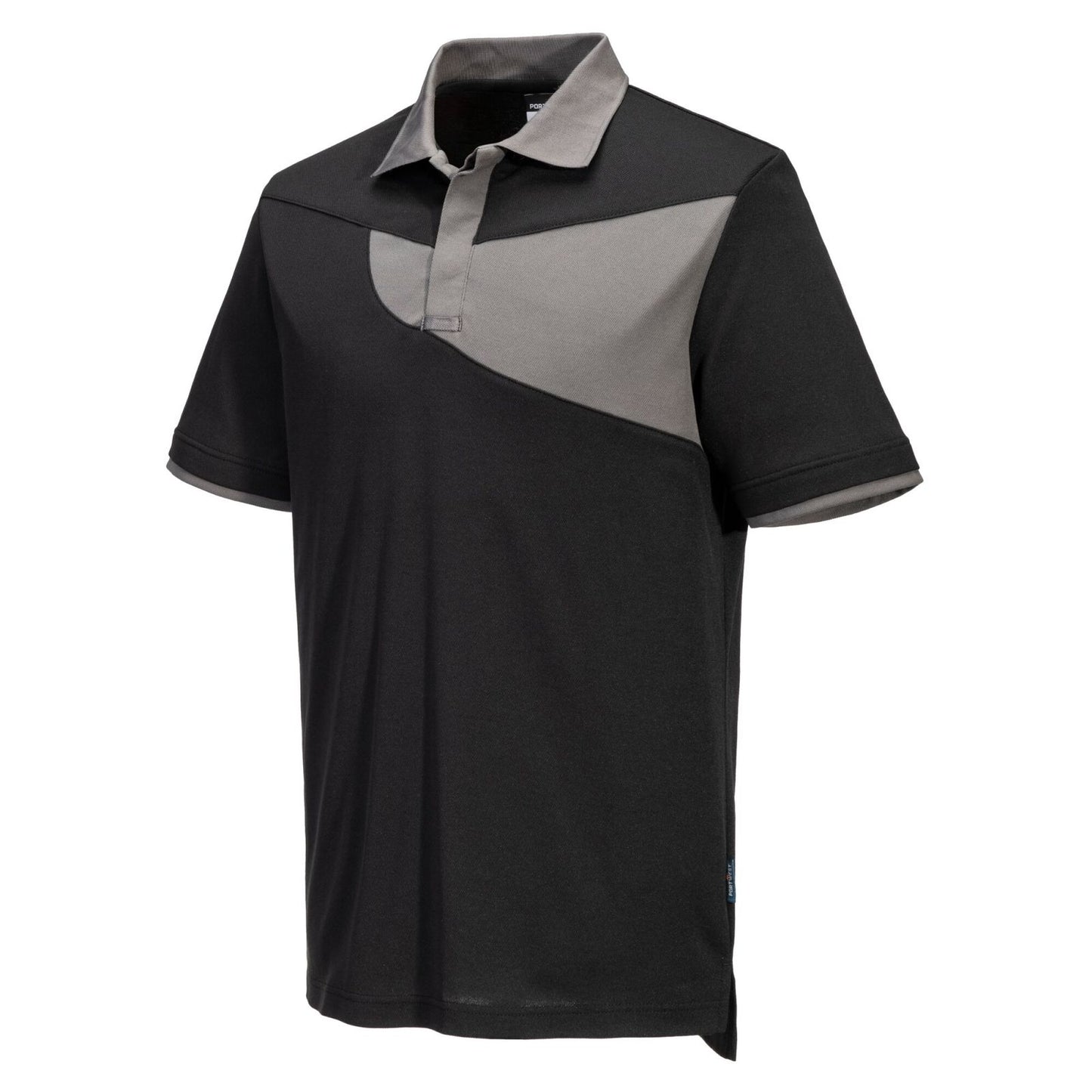 Portwest Shirts PW210 zwart-zoomgrijs(BZ)