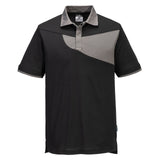 Portwest Shirts PW210 zwart-zoomgrijs(BZ)