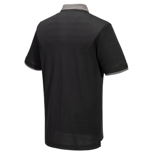 Portwest Shirts PW210 zwart-zoomgrijs(BZ)