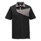 Portwest Shirts PW210 zwart-zoomgrijs(BZ)