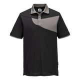 Portwest Shirts PW210 zwart-zoomgrijs(BZ)