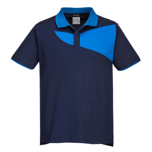 Portwest Shirts PW210 marineblauw-koningsblauw(NR)