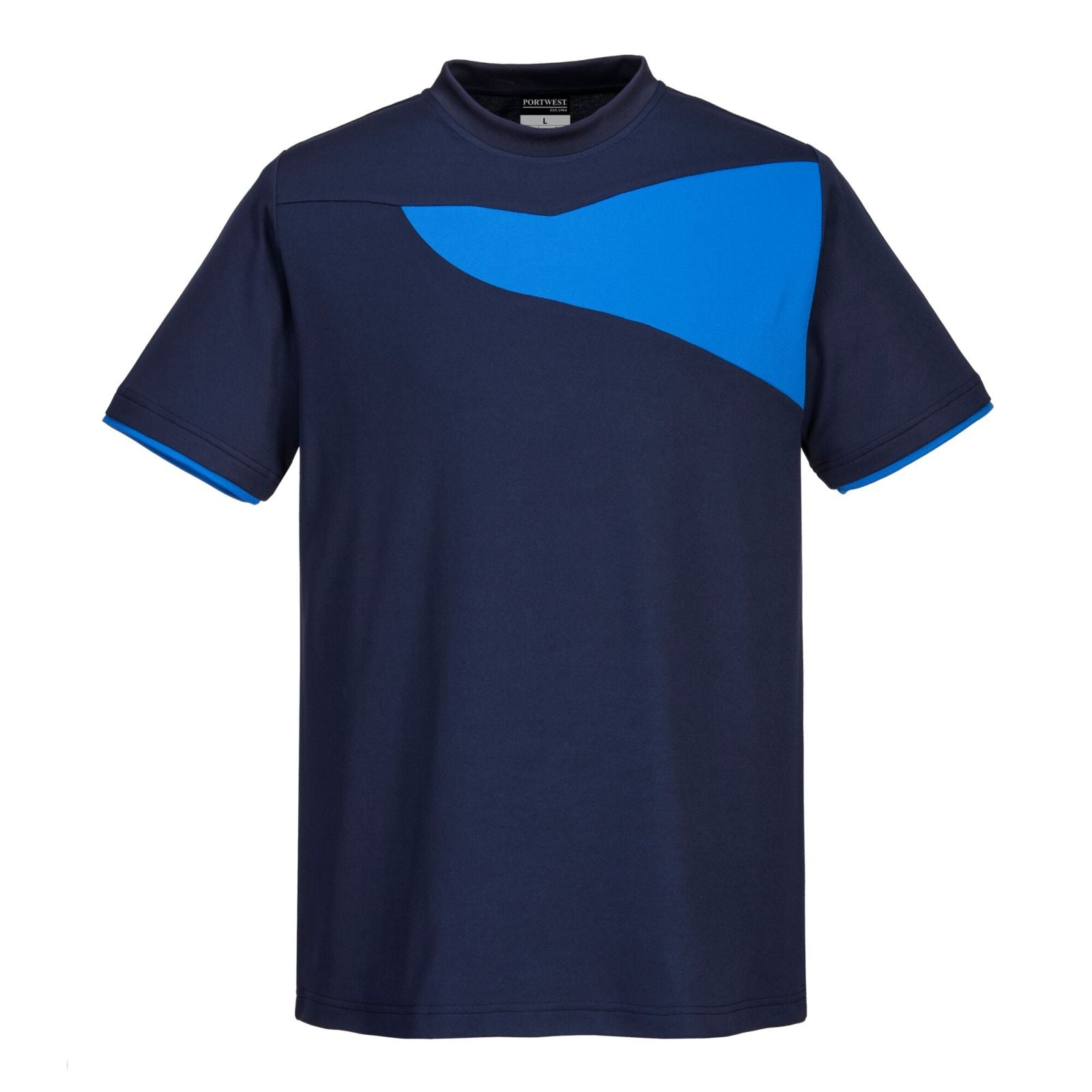 Portwest PW3 T-shirts PW211 marineblauw-koningsblauw(NR)