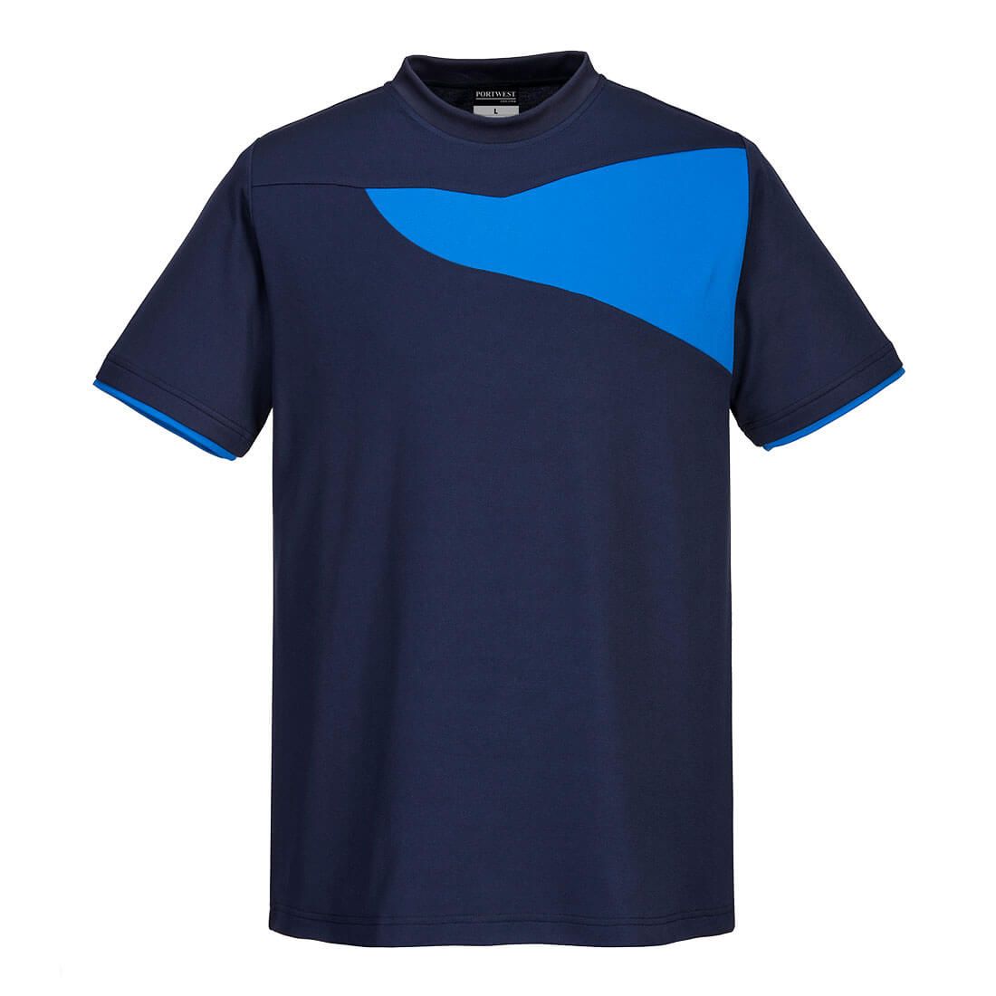 Portwest PW3 T-shirts PW211 marineblauw-koningsblauw(NR)