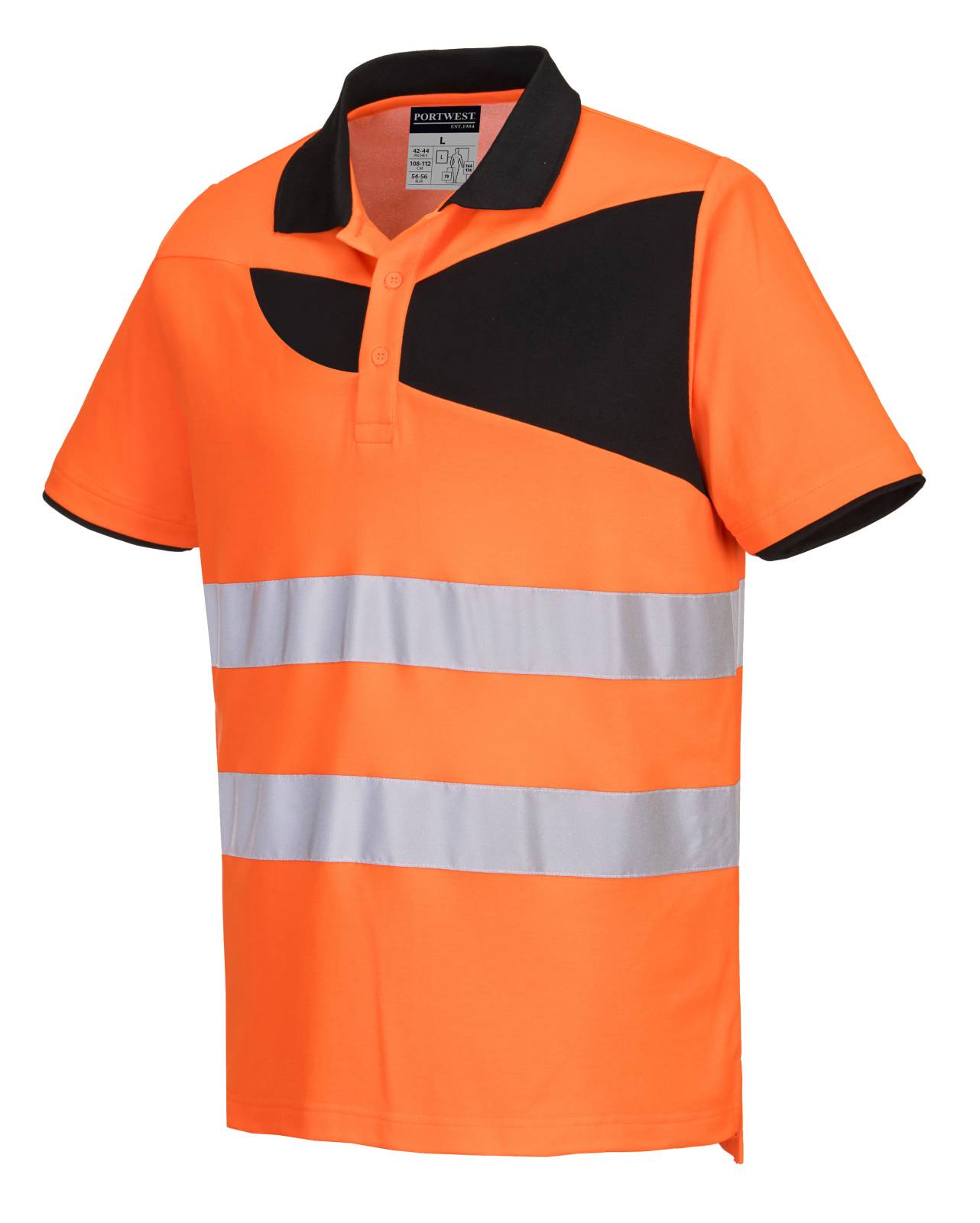 Portwest Shirts PW212 oranje-zwart(OB)
