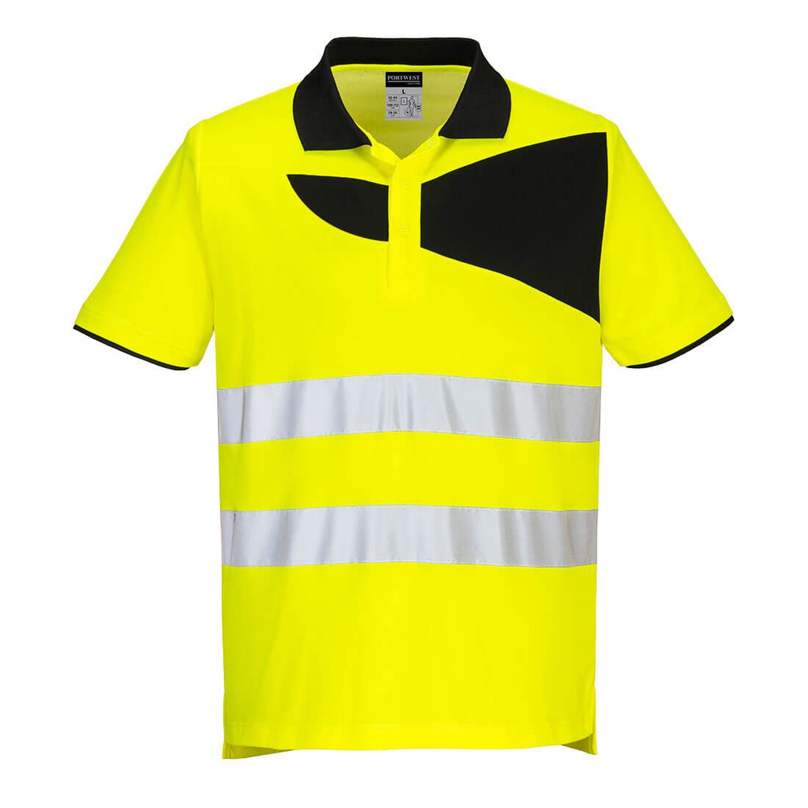 Portwest Shirts PW212 geel-zwart(YB)