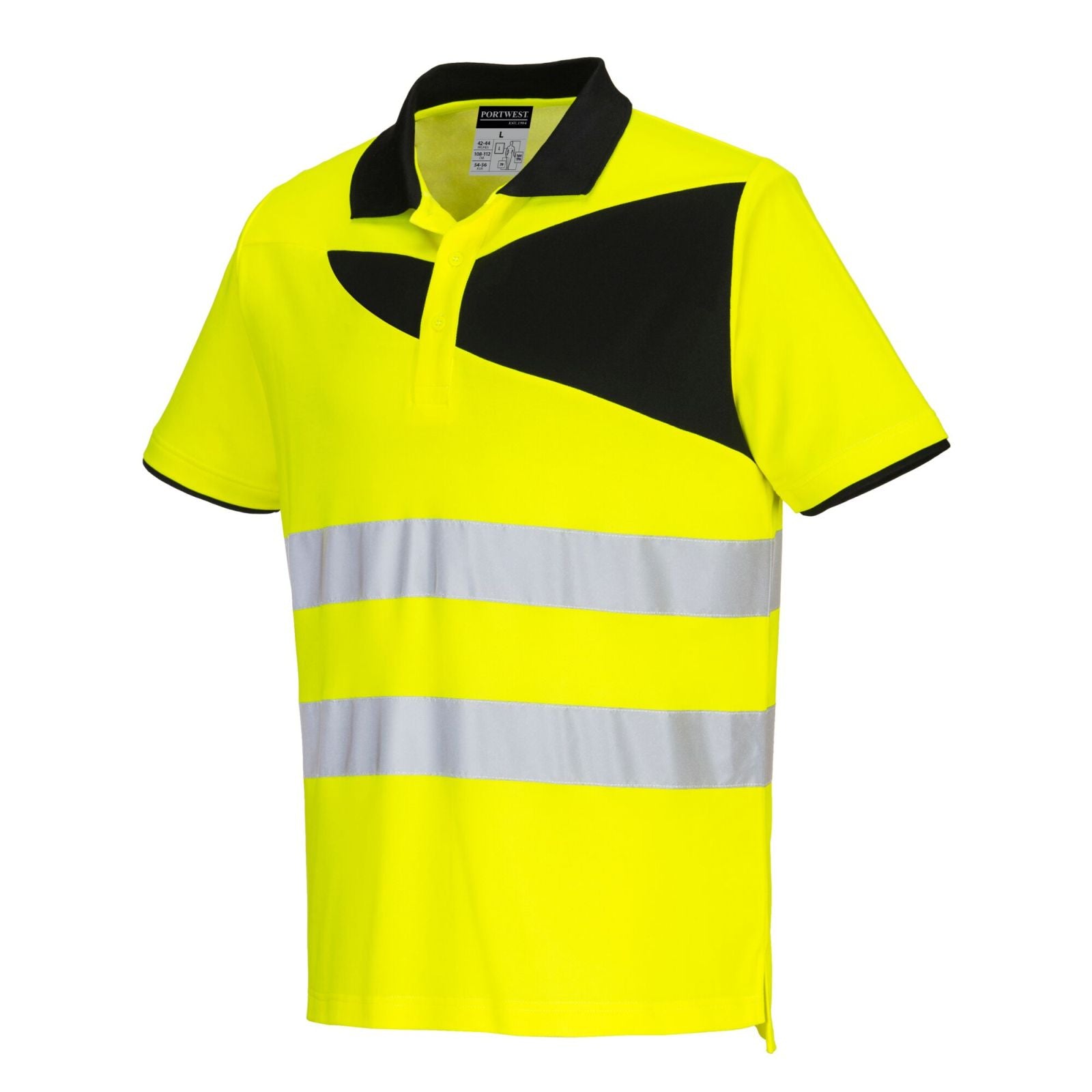 Portwest Shirts PW212 geel-zwart(YB)